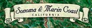 Sonoma-Marin Coast Map, Coastal California Series