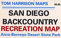 San Diego Backcountry Recreation Map