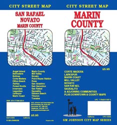 Marin County/San Rafael/Novato Map