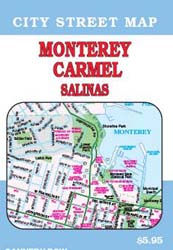 Monterey, Carmel, Salinas City Street Map