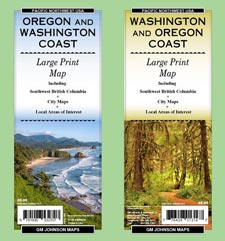 Oregon & Washington Coast Map