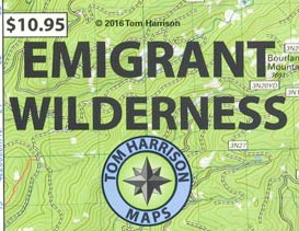 Emigrant Wilderness Trail Map