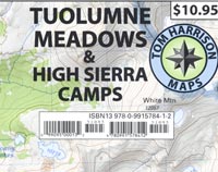 Tuolumne Meadows and High Sierra Camp Loop Trail Map