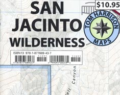 San Jacinto Wilderness Trail Map